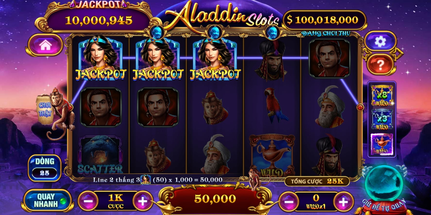 Aladdin là một game nổ hũ nổi bật tại vinbet